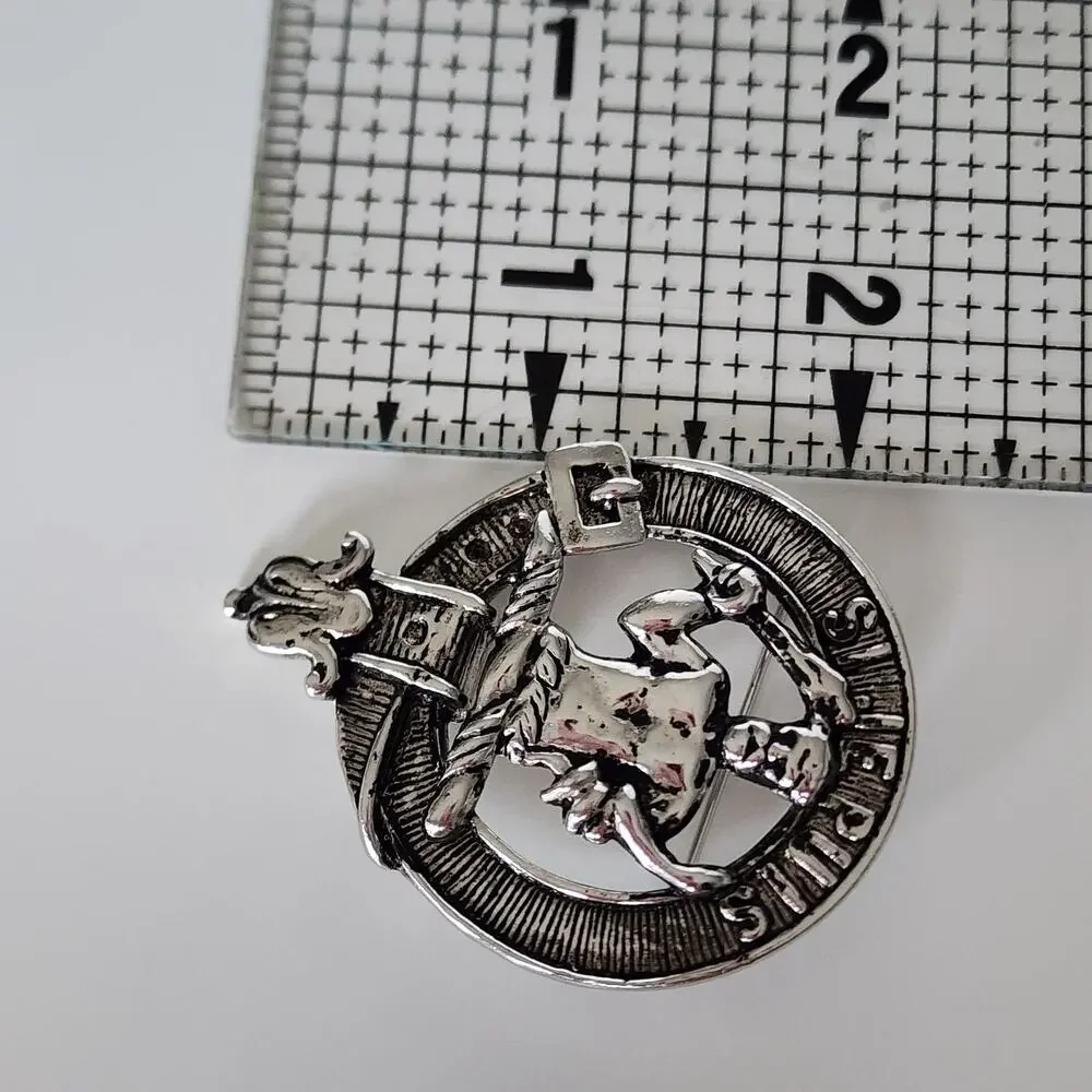 Vintage Celtic clan pin brooch‎ kilt